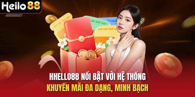 Hello88 nổi bật với hệ thống khuyến mãi đa dạng, minh bạch